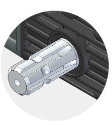 IMOVILLI PUMPS SHAFT M50 SINGLE SPLINE