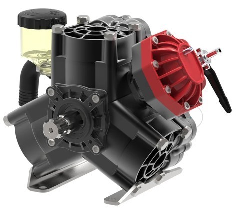 IMOVILLI PUMP M73 REAR VIEW GENUINE PUMP HIGH PRESSURE AGRICULTURAL SPRAY PUMP