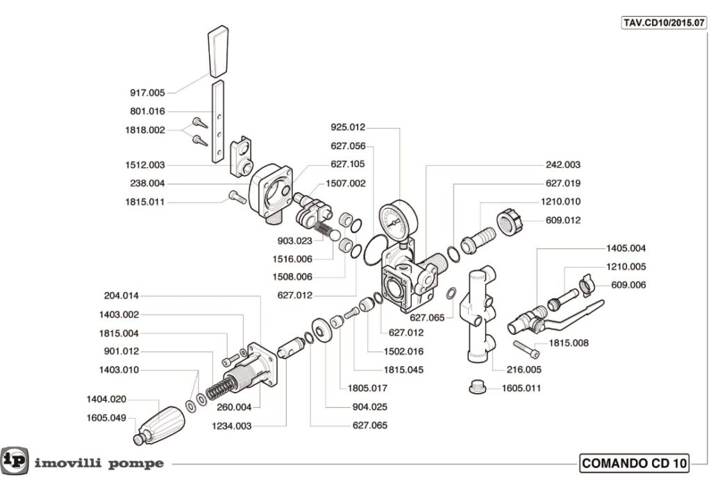 Breakdown Spare Parts for Imovilli Controller C10