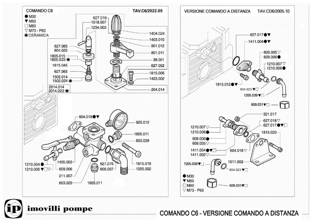 breakdown controller c6 Imovili orignal spare parts genuine italian products